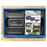 Blue InstaCrate Collapsible Storage Bin