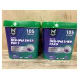 Dishwasher Pacs, Platinum Clean, 210 Count