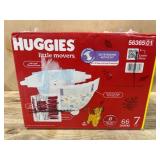 Huggies Little Movers Size 7 Diapers, 66-Count