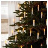 Flickering LED Candlestick Lights, 50 Count