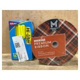 Avery Hi-Liters and Premium Ribbon