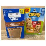 Two Boxes of Toaster Pastries and Granola Bars