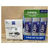 Lens Wipes and Cotton Swabs Bundle