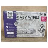 Fragrance-Free Baby Wipes, 1152 Count