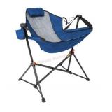Blue Swing Chair with Foldable Frame