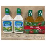 Salad Dressings Set of Four