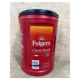 Folgers Classic Roast Coffee Container