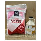 Powdered Sugar and Maple Syrup Set