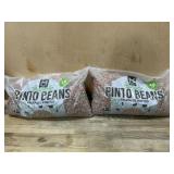 Two Bags of Pinto Beans, Pre-Cleaned