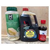 Parmesan, Soy Sauce, and Vanilla Extract Set