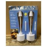 Fly Fan with Light and Charging Set
