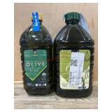 Two Organic Extra Virgin Olive Oil Bottles