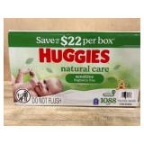 Huggies Natural Care Sensitive Wipes 1088 Ct