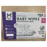 Fragrance-Free Baby Wipes Pack, 1152 Count