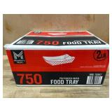 750 Count Polycoated Paper Food Trays