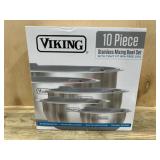 Viking 10-Piece Stainless Mixing Bowl Set