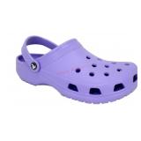 Purple Ventilated Clogs, Size 9 US Women