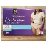Total Protection Underwear for Women, 80 Count