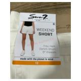 Seven7 Weekend Fray Hem Denim Shorts