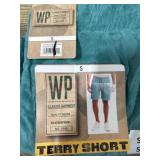 Terry Short in Size S, Teal Color