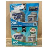 Kitchen Trash Bags 13 Gallon Capacity 400 Count