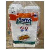 Hefty Supreme 150-Count Foam Hinged Trays