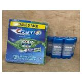 Crest Complete Toothpaste and Gillette Deodorant