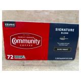 Community Coffee Dark Roast K-Cup Pods, 72 Ct