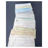 10- early 1900,s Railroad companies bill heads