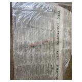 1856 Lafayette Daily Journal paper