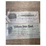 1911 and 1915 bank notes