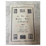 1933 Monthly Stamp bargain list booklet
