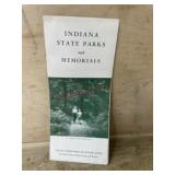 Indiana State Parks and Memorials pamphlet