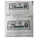 2- Reproductions of 50 dollar bank not from Bank