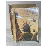 United States plate block album of stamps d