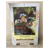 1950 Johnson Grocery calendar