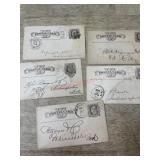 5- 1800,s postal cards