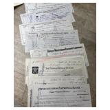 11- Bill heads from railroads and banks 1909 to