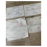 4- Business purchase receipts from 1935