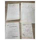 4- 1890,s  payment receipts