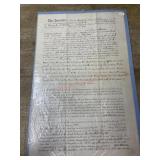 1860 Legal document of land transfer in Madison