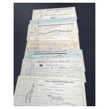 10- early 1900,s Railroad companies bill heads