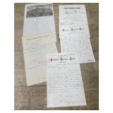5- 1800,s Bank letter heads