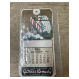 1930 Natures Remedy calander