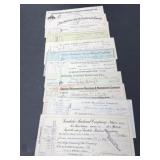 10- early 1900,s Railroad companies bill heads