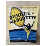 Sept. 30, 1944 Purdue University vs Marquette