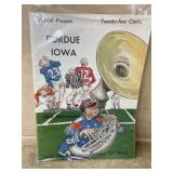 Oct, 21,1950 Purdue University vs Iowa football
