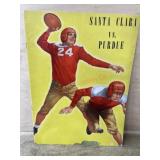 Oct. 28, 1939 Purdue University vs Santa Clara