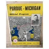 Nov. 5, 1949 Purdue University vs Michigan