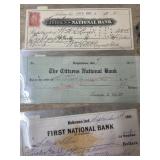 1901 and 1910 bank notes